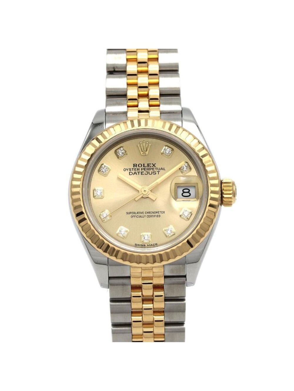 Rolex Datejust Stainless Steel Yellow Gold Automatic